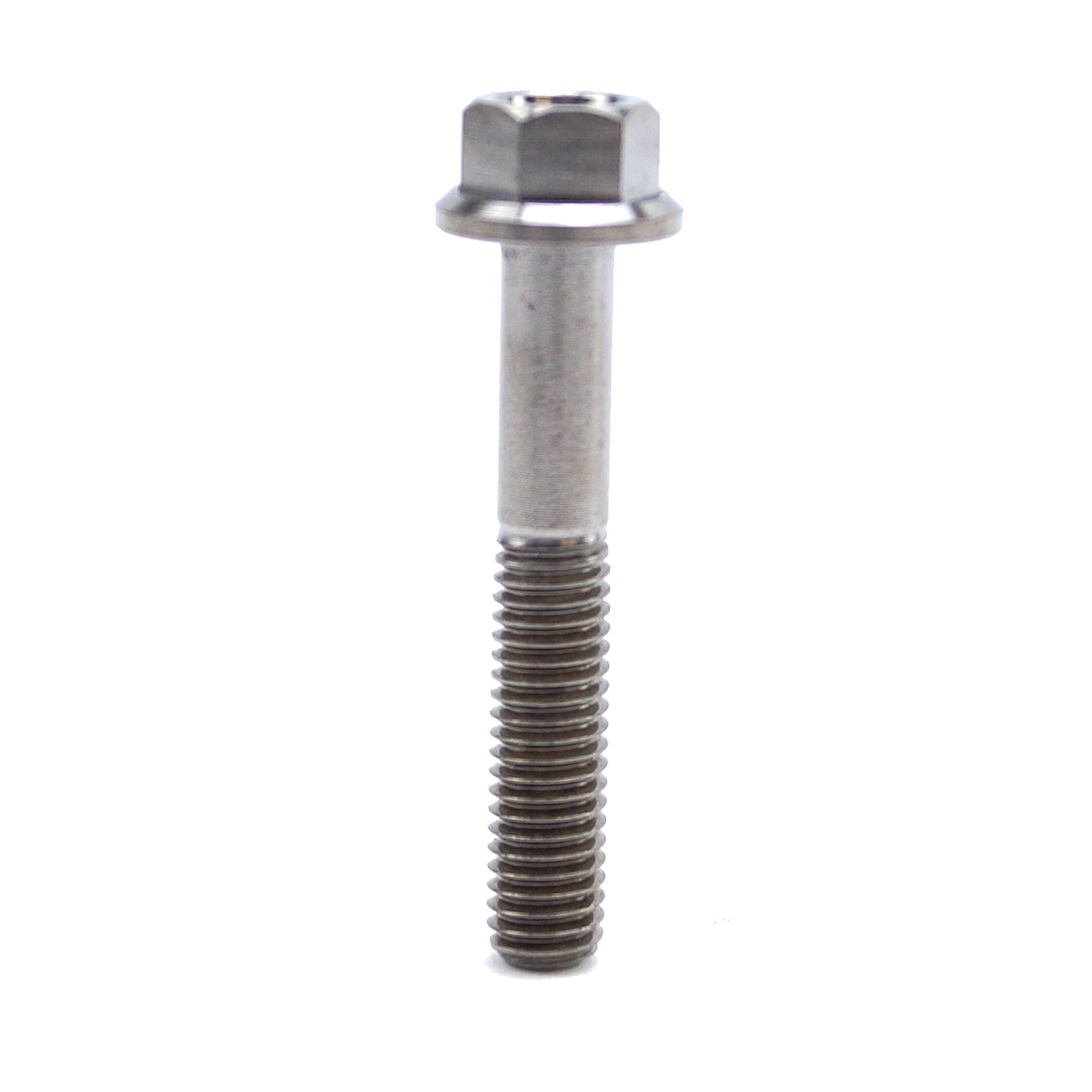 TITANIUM GR5 BOLT M5 x 30mm EACH, FLANGE OD: 9.90mm / HEX SIZE: 7mm, /