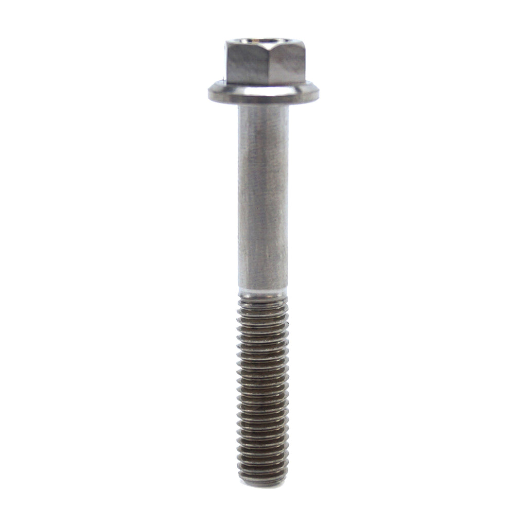 TITANIUM GR5 BOLT M5 x 35mm EACH, FLANGE OD: 9.90mm / HEX SIZE: 7mm, /