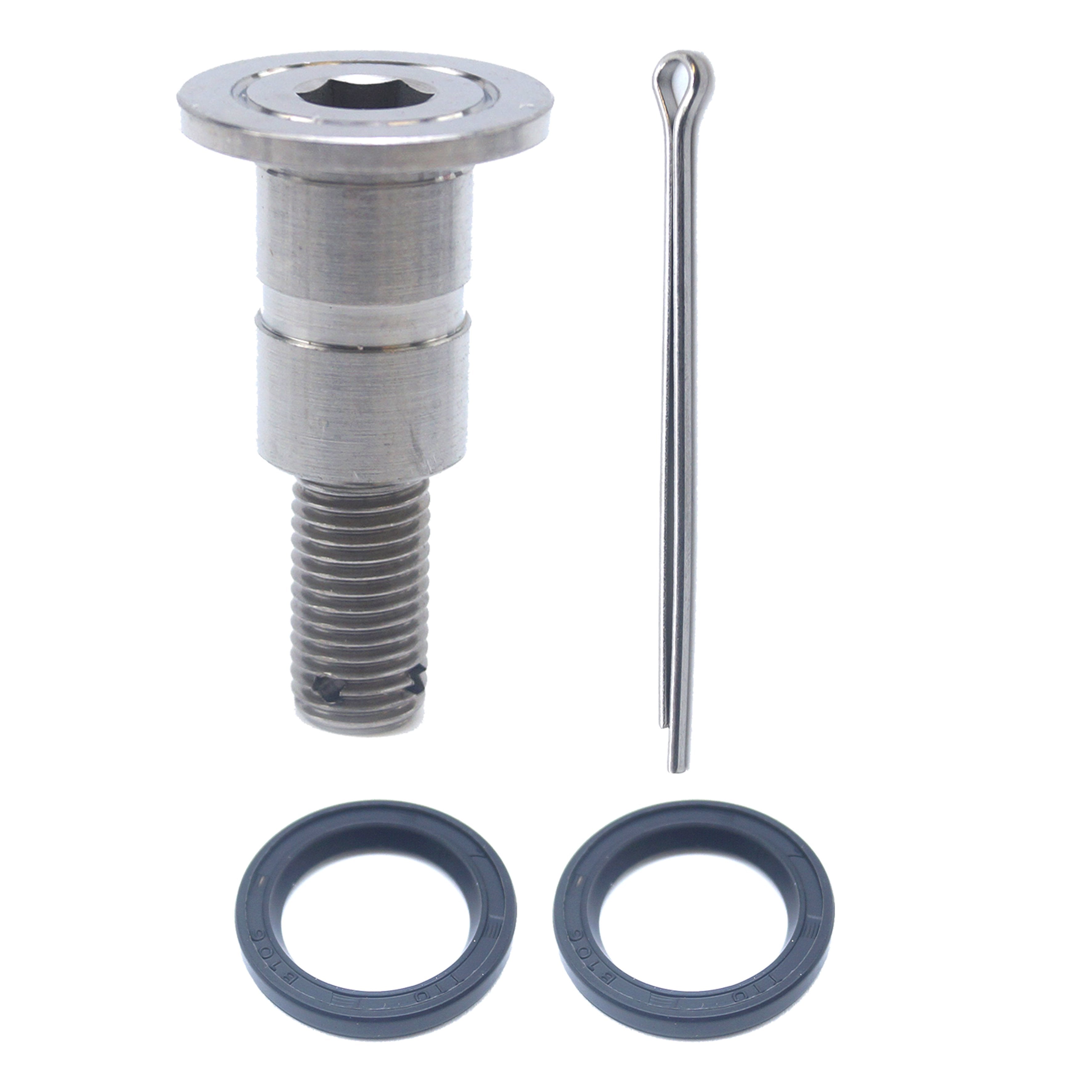 SUZUKI GR5 REAR PEDAL BOLT KIT, 43142-27C00 WITH SEALS 09284-15006, FIR-BARND