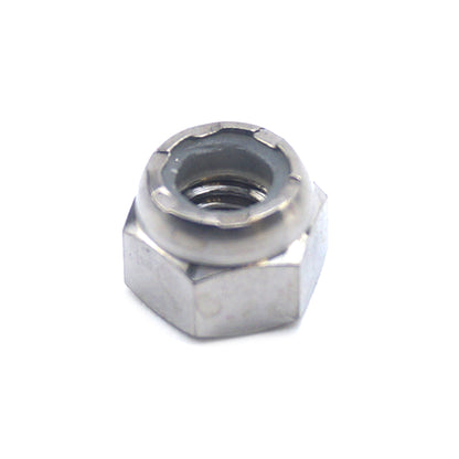 TITANIUM M5x0.80 SLIM NYLON NUT, EACH / BRAKE & CLUTCH LEVER NUT