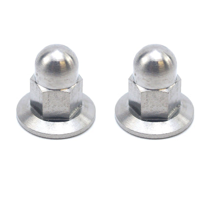 TITANIUM GR5 M6X1.00mm FLANGE NUT, DOME FLANGE NUT / PK2