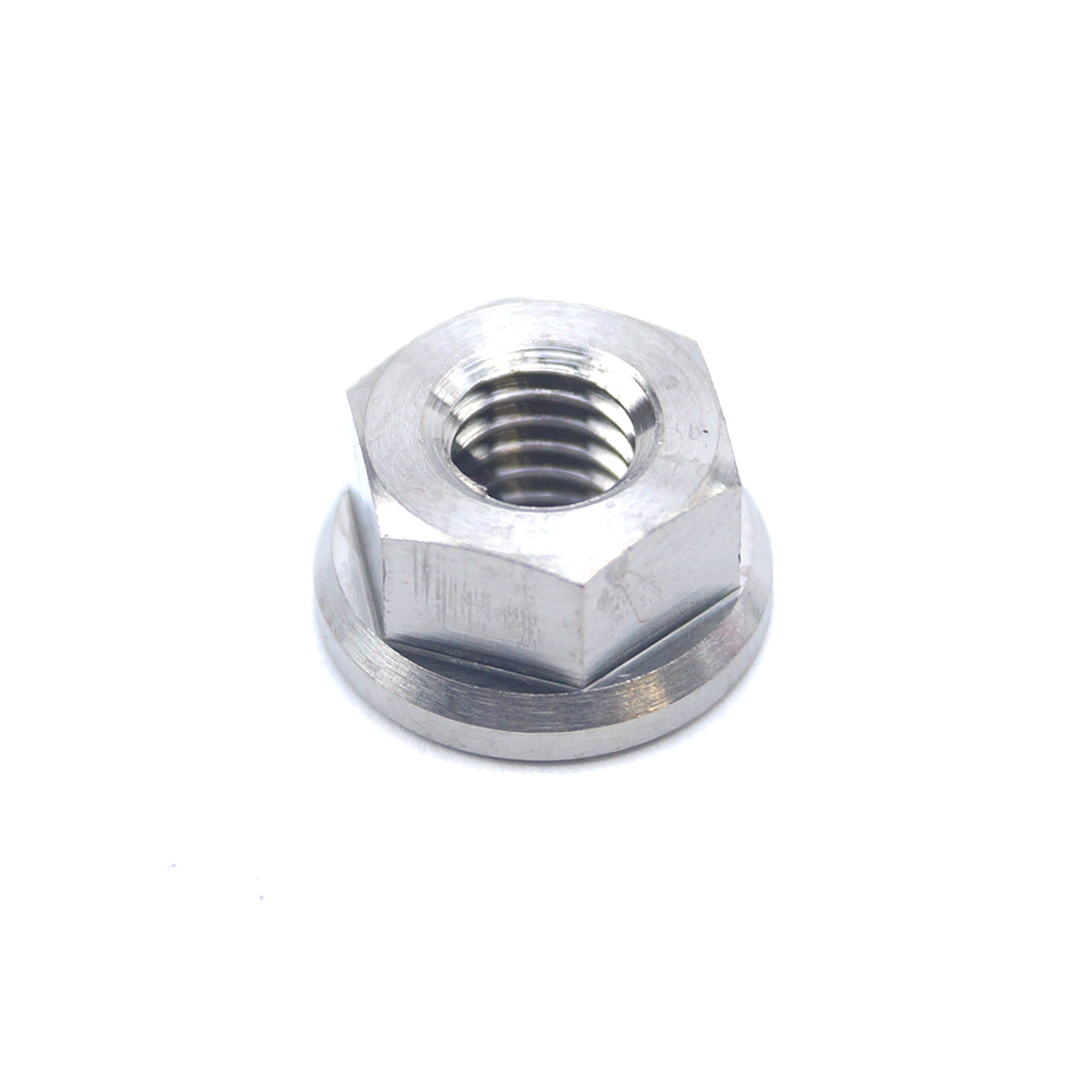 TITANIUM M6X1.00mm FLANGE NUT, TITANIUM GRADE 5 / EACH