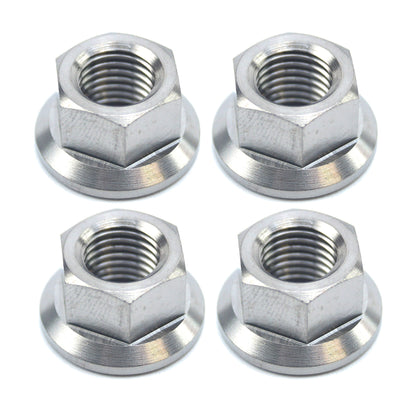 TITANIUM GR5 M10X1.25mm FLANGE NUT, 92015-077 92015-1415 / PK OF 4, REF 83-577