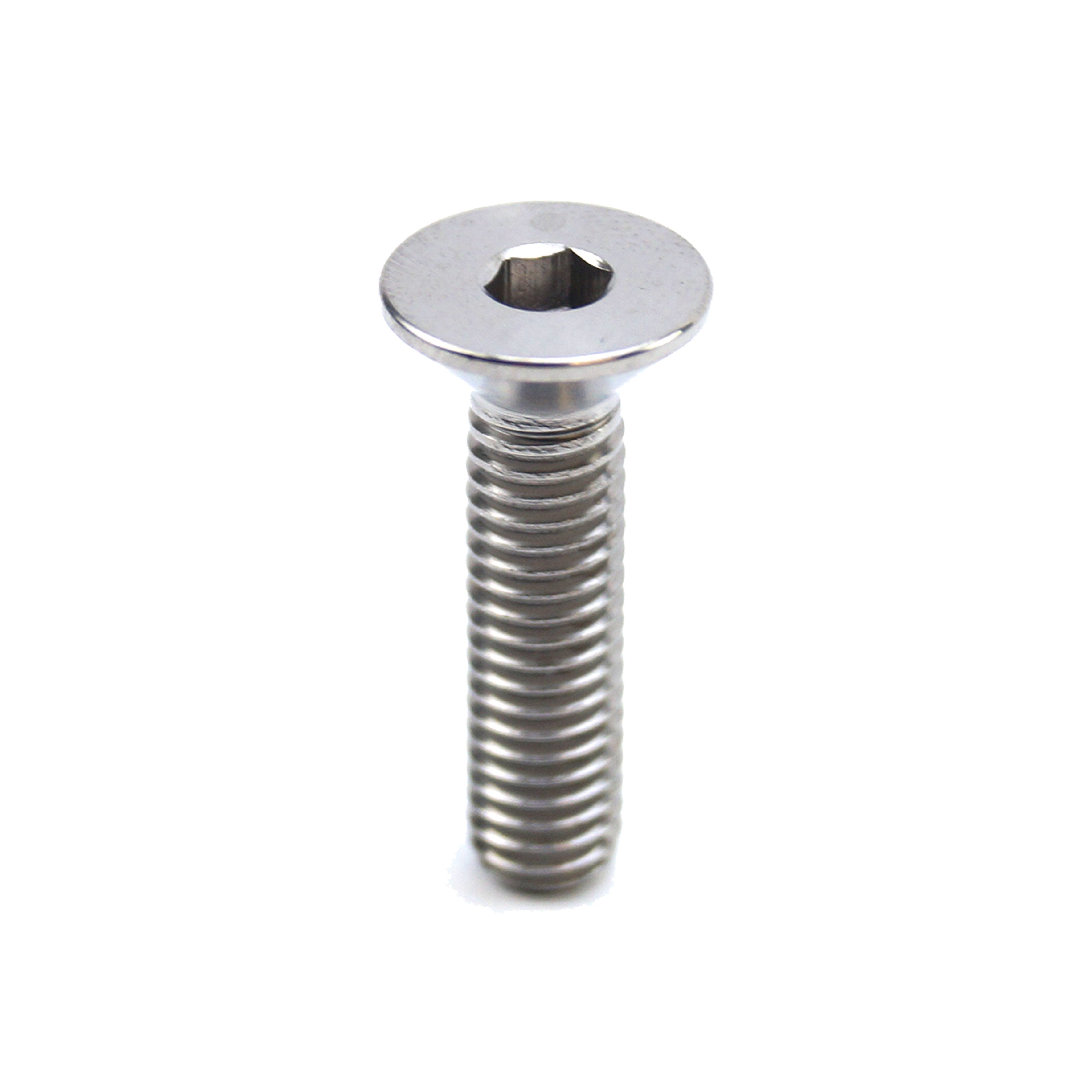 TITANIUM CSK ALLEN M6X25mm, TITANIUM GRADE 5 / EACH