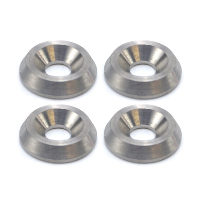 TITANIUM M8 CSK WASHER PK4, TITANIUM GRADE 5 / PACK OF 4