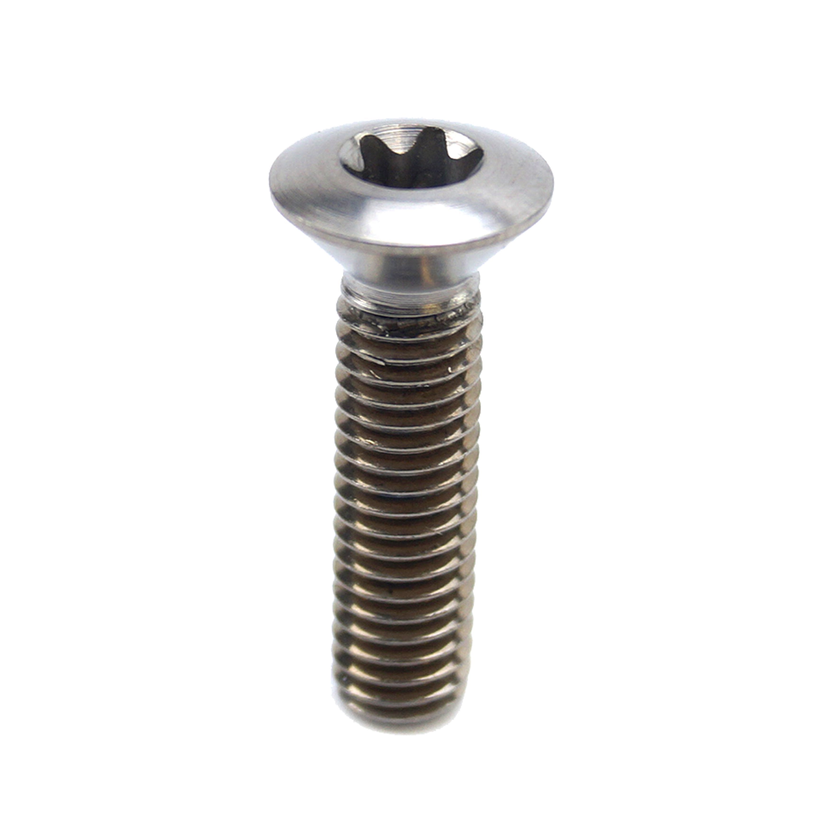TITANIUM GR5 CSK.D TORX M6X25mm, EACH