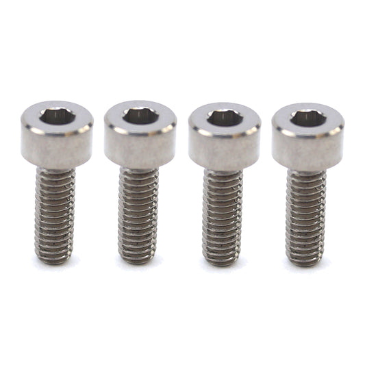 TITANIUM SKT ALLEN M4x12mm, CARB FLOAT BOWL SCREWS x 4, / SOCKET CAP HEAD