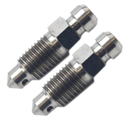 TITANIUM GR5 M8x1.00mm BLEED NIPPLE, PACK OF 2 /