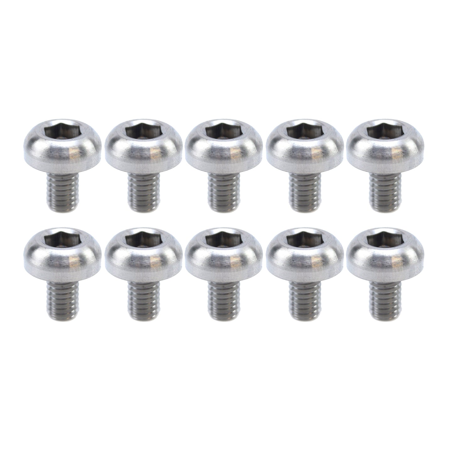 TITANIUM GR5 SIDE PANEL BOLTS PK10, YAMAHA 2x10mm 6x12mm 2x14.5mm, FIR BRAND / PACK OF 10