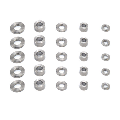 TITANIUM SPACER KIT 25PCS, TITANIUM GRADE 5 / PACK OF 25