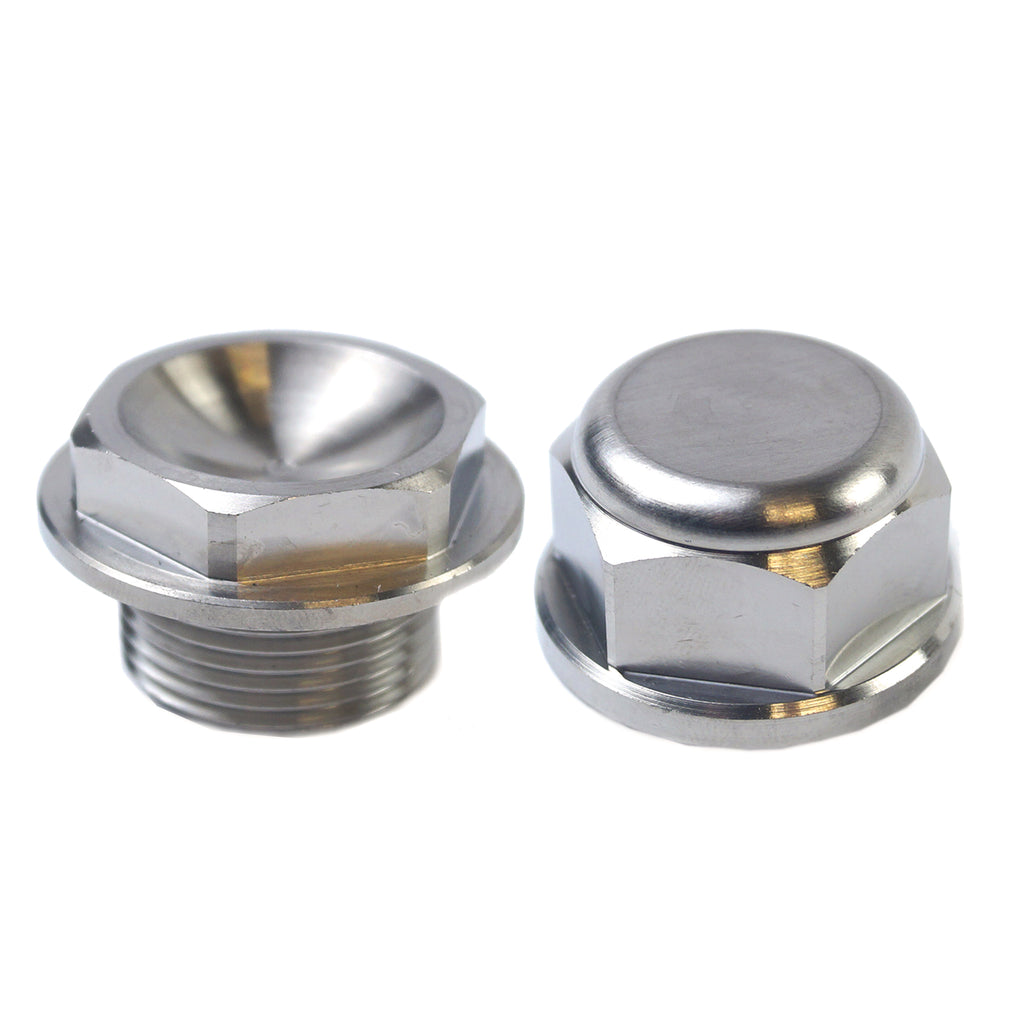 KTM FRONT & REAR SPINDLE NUTS, TITANIUM GRADE 5 / OEM 61010086000 & 54809082000
