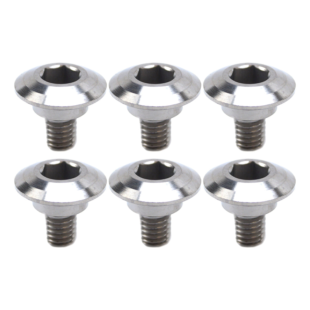 M6 FORK COVER BOLT HONDA PK 6, TITANIUM GRADE 5 / OEM PART NO: 90113-MAC-780