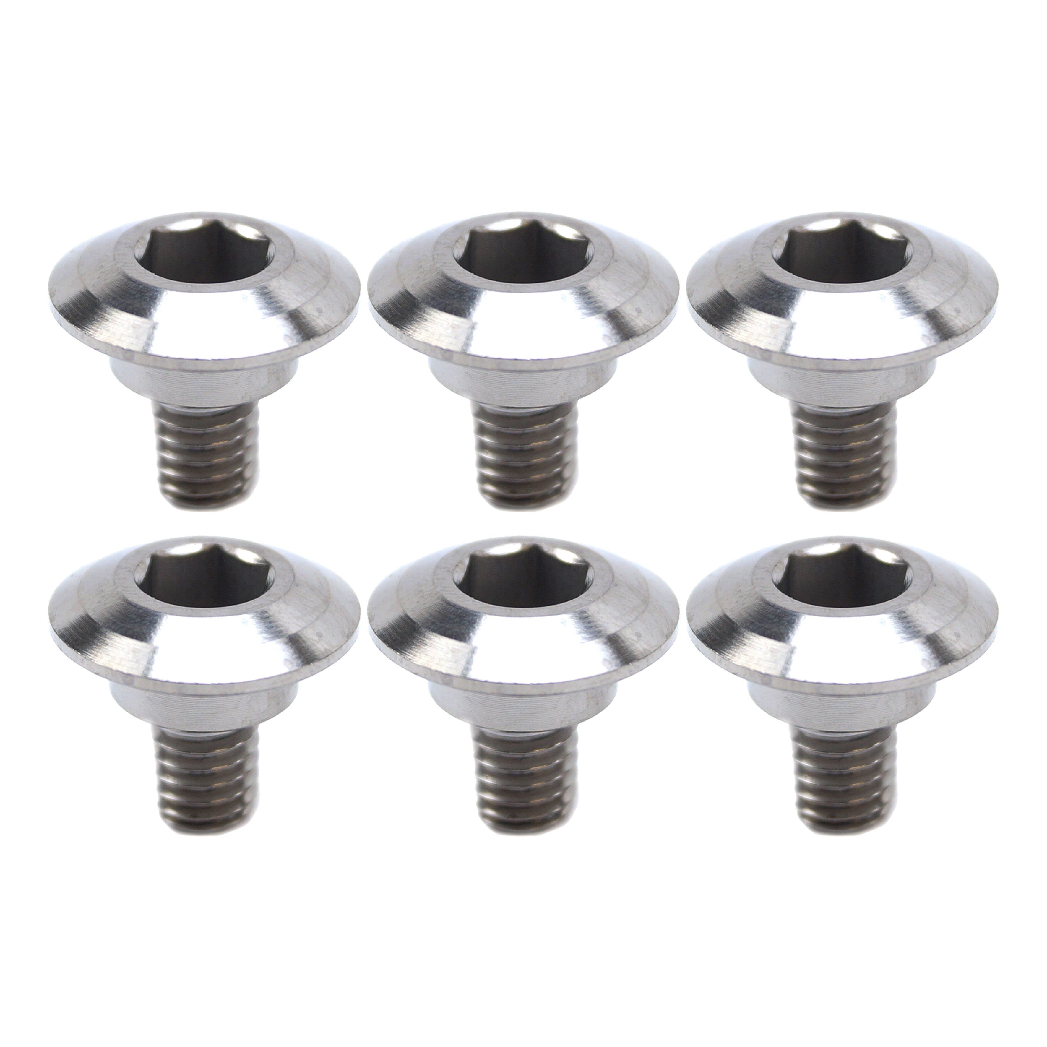 M6 FORK COVER BOLT HONDA PK 6, TITANIUM GRADE 5 / OEM PART NO: 90113-MAC-780
