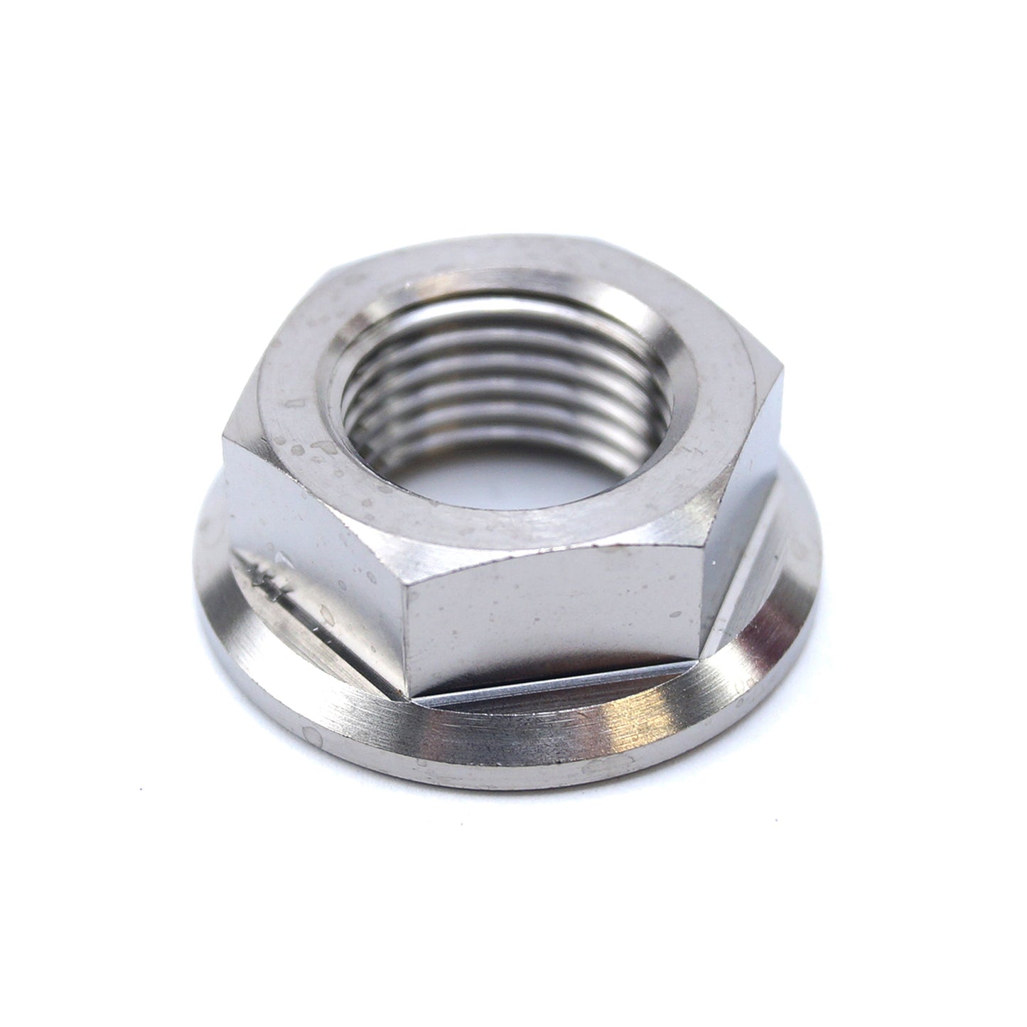 HONDA FRONT SPINDLE NUT M16x1.5, TITANIUM GRADE 5 / OEM REF: 90301-KZ4-J40