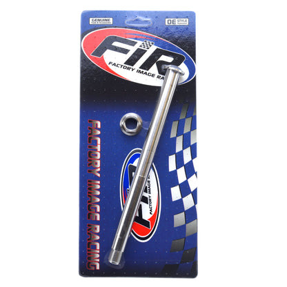 KTM M16x1.5mm SWINGARM PIN & NUT, GR5 79004037100 & 54804038000, FIR-BARND / TITANIUM GRADE 5