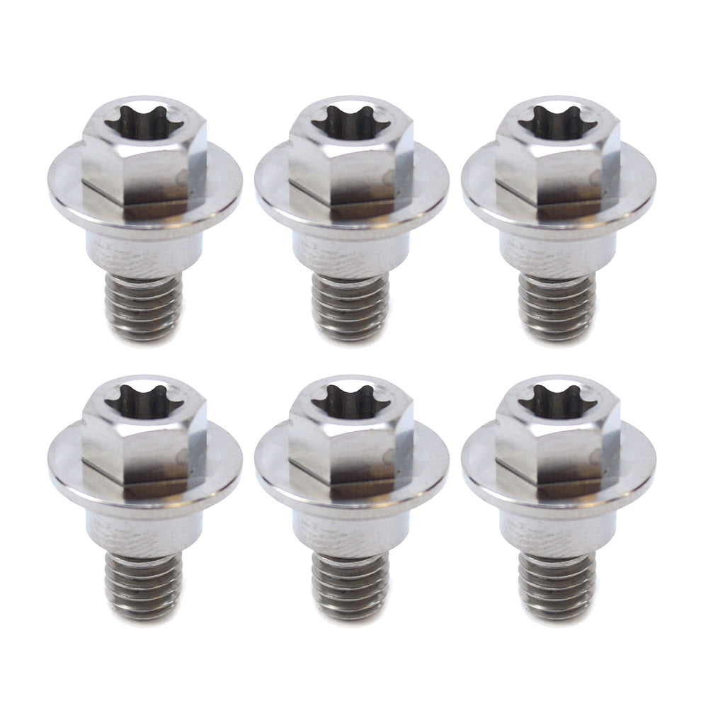 GR5 DUAL/D FORK COVER BOLTS PK6, TITANIUM / KTM OEM 59001092050
