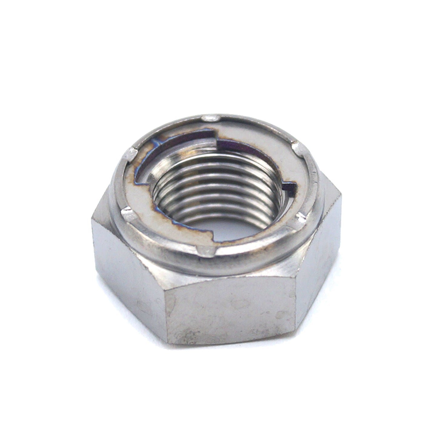 YAMAHA FRONT SPINDLE NUT YZ85, TITANIUM GR5 / M12x1.25mm / EACH, 90185-12134 & 90185-12010