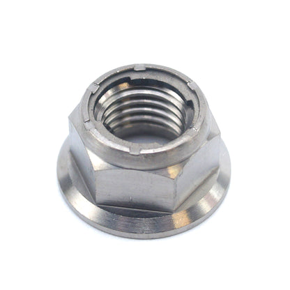 GR5 M10x1.25mm FLANGE LOCK NUT, Ti-GR5 INSERT / 92210-1080 / EACH