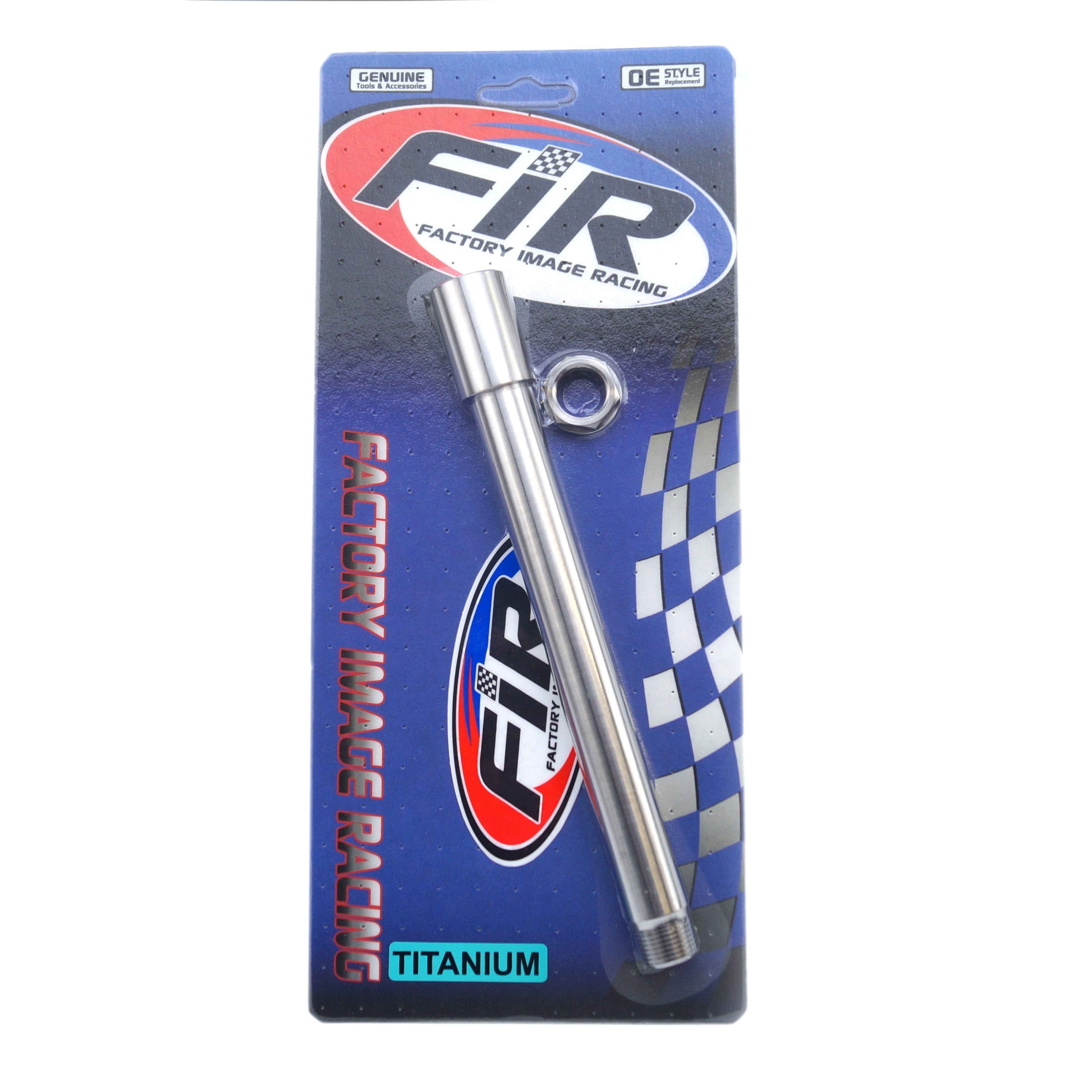 GR5 FRONT SPINDLE KIT KX KXF, 41068-0004 & 92210-0065, TITANIUM FACTROY IMAGE RACING