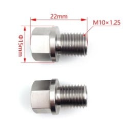 2Pcs RADIATOR STAY BRACKET BOLT YAMAHA 10-13 YZ250F 12-15 WR450F 17D-21244-10-00 17D-21244-20-00