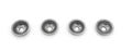 4Pcs COLLAR BUSH CHAIN SLIDER 77304066050 77304066150