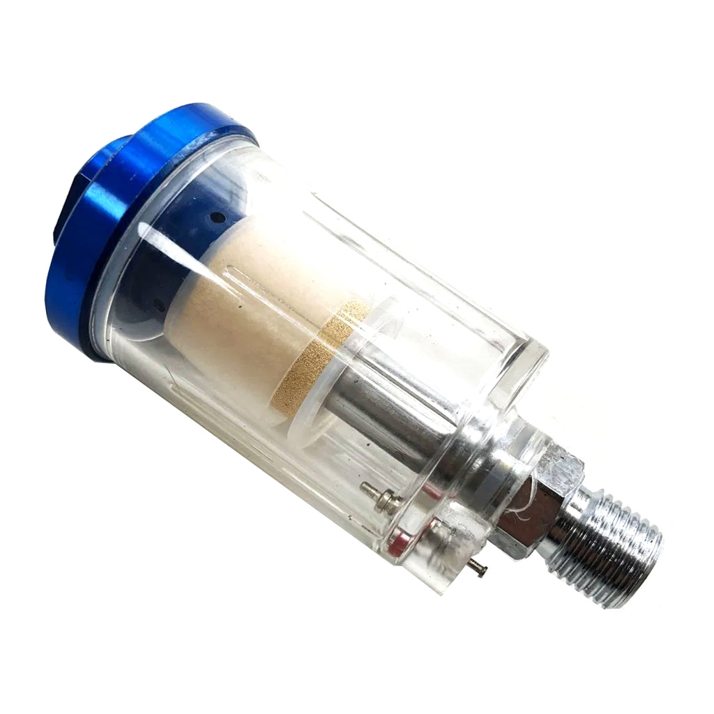 IN LINE MOISTURE TRAP 1/4 bsp INCLUDES CONDENSATION VALVE CLEAR FILTER BOWL - TOOLZONE KDPAT097