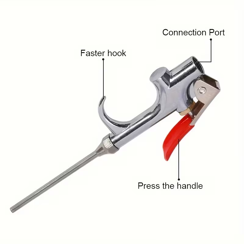 AIR LINE BLOW GUN DIE-CAST 4 NOZZLE JETS