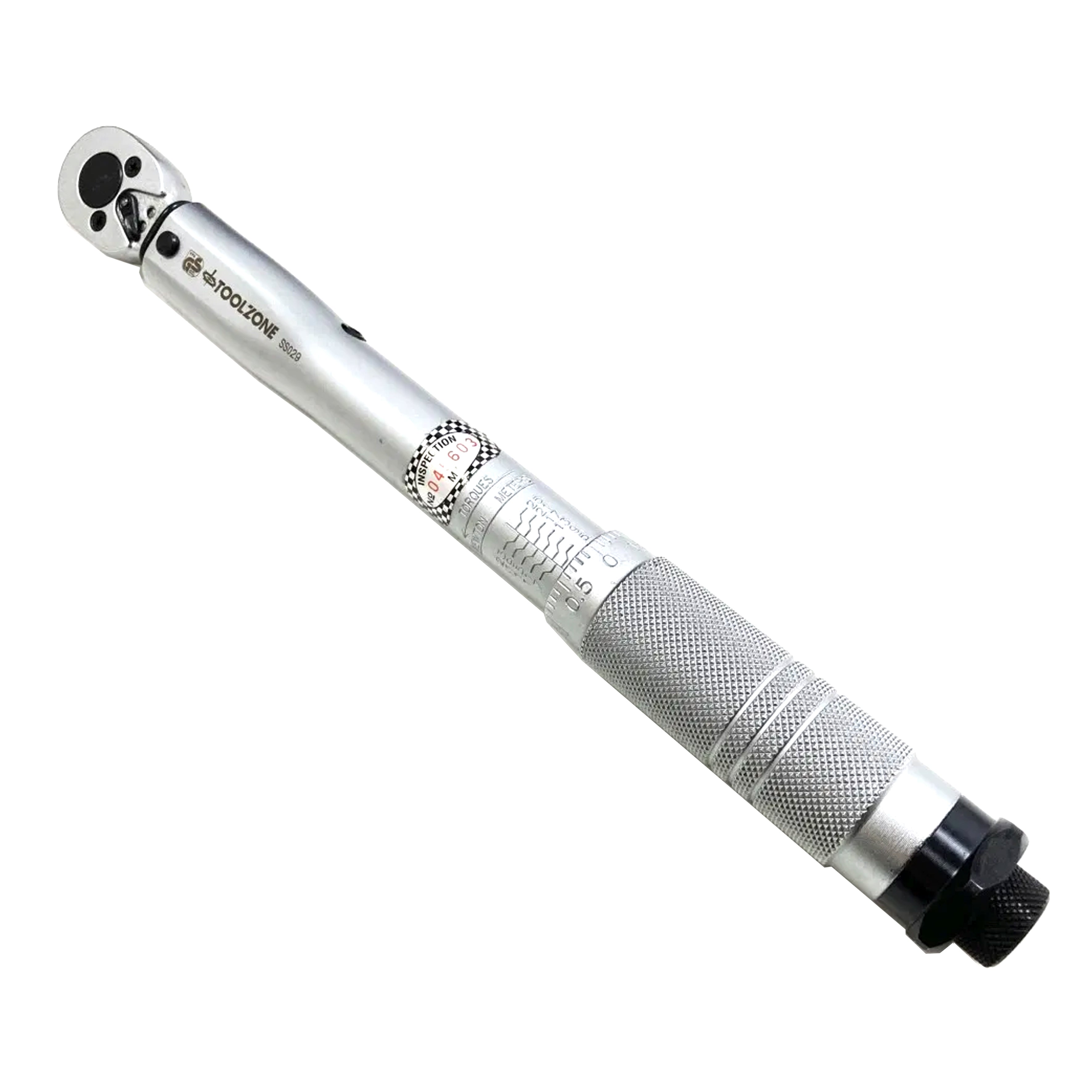 TORQUE WRENCH 1/4 DRIVE 5-25nm CALIBRATION CERTIFICATE LOCKING NUT - TOOLZONE KDPSS029