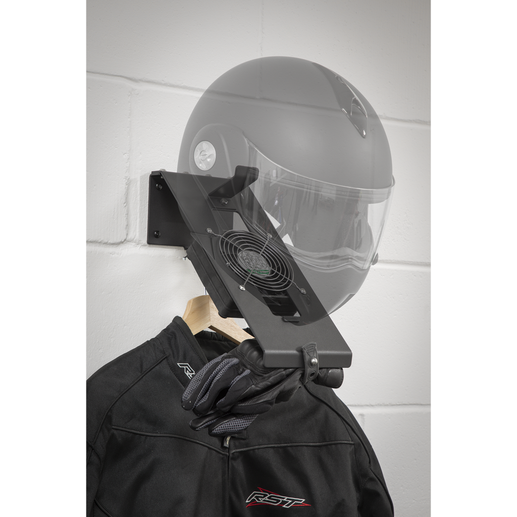 ELECTRIC HELMET DRYER HANGER, WALL MOUNTED