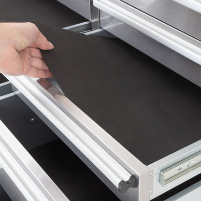 55 Stainless Steel Tool Chest Box 10 Drawers Solid Wooden Top