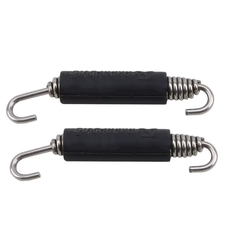EXHAUST SPRINGS 2 PCS ANTI VIBRATION RUBBERS 85mm