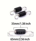 EXHAUST SPRINGS 2 PCS ANTI VIBRATION RUBBERS 65mm