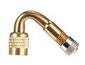 TYRE TUBE VALVE EXTENSION 45 DEGREE BRASS ANGLE ADAPTOR CAP TRUCK CAR MOTO BIKE