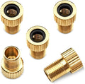 BICYCLE TYRE VALVE ADAPTER PRESTA TO SHRADER - PACK OF 5