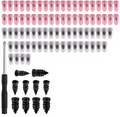 21Pcs PUNCTURE REPAIR KIT CAR VACUUM TYRE REPAIR SCREWS QUICK FIX SELF-SERVICE