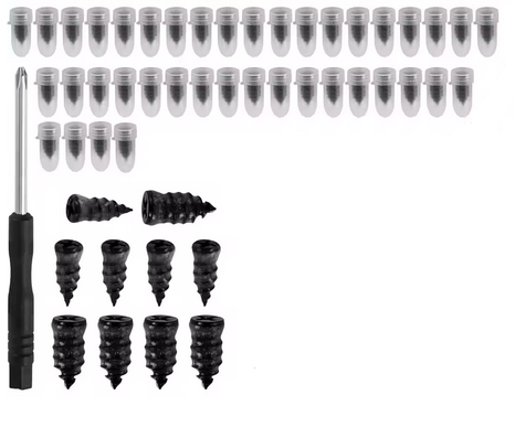 80PCS PUNCTURE REPAIR KIT CAR VACUUM TYRE QUICK FIX SELF-SERVICE SCREWS