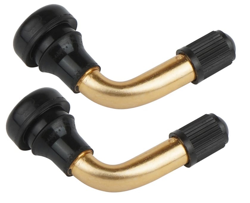90° Gebogen Velgafsluiters Type PVR70 Kyoto – Set Van 2 Voor Motor En Scooter, Nieuw, Geschikt Voor Wielventielen
