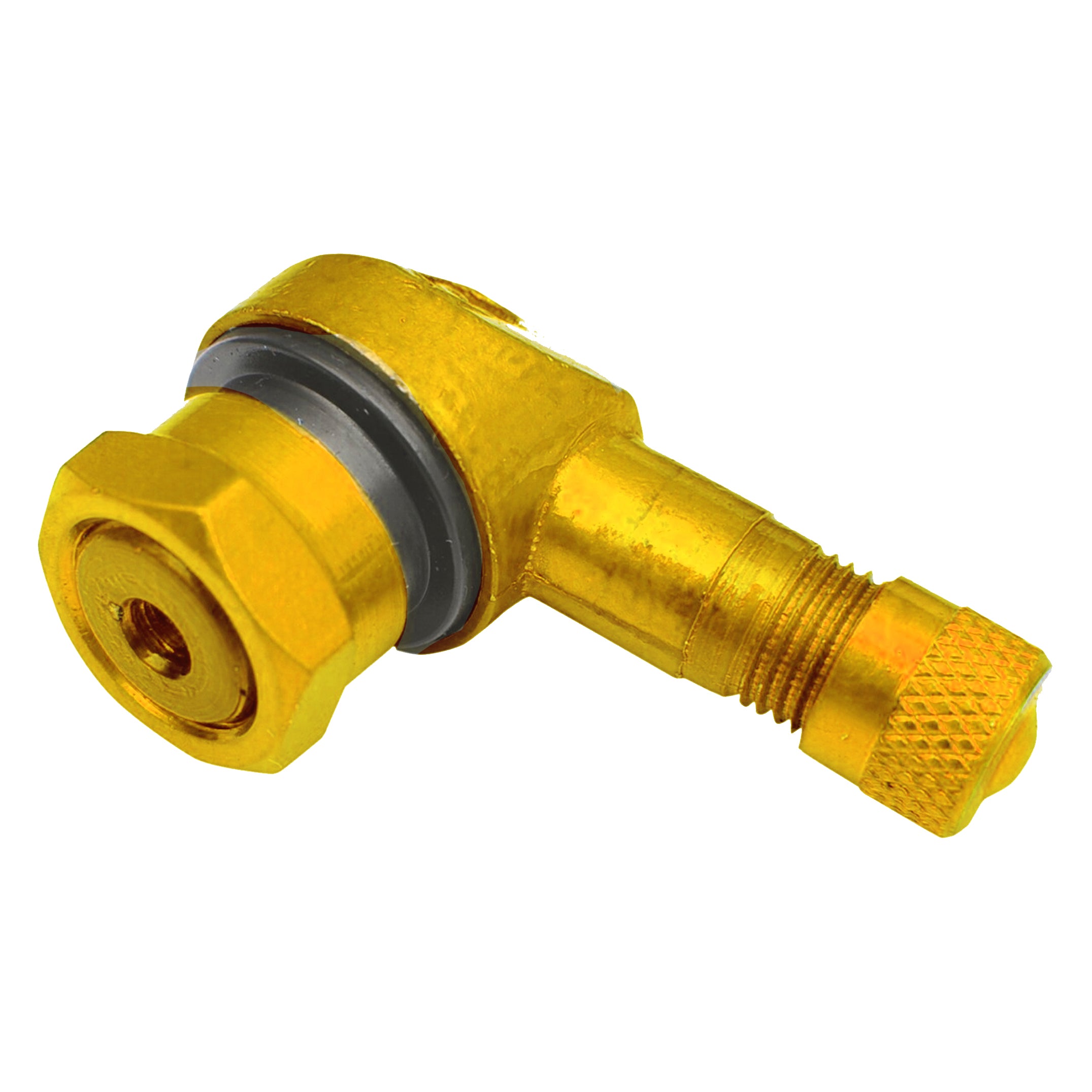 ALUM. TYRE VALVE STEMS GOLD, K&L 32-3037 10mm 90*
