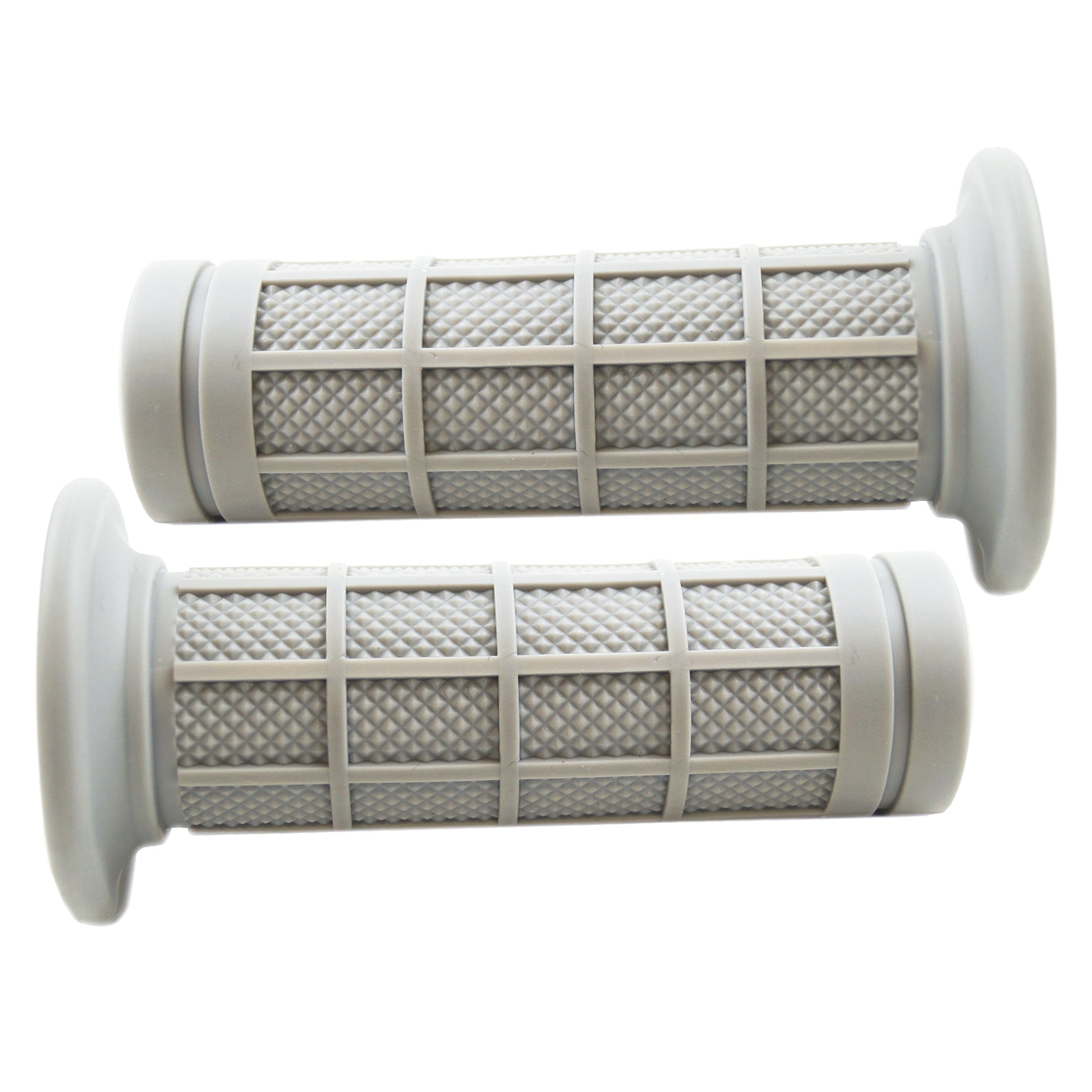 MINI GRIPS XR/CRF/PW50 19/22mm GREY,  DIAMOND WITH FULL WAFFLE