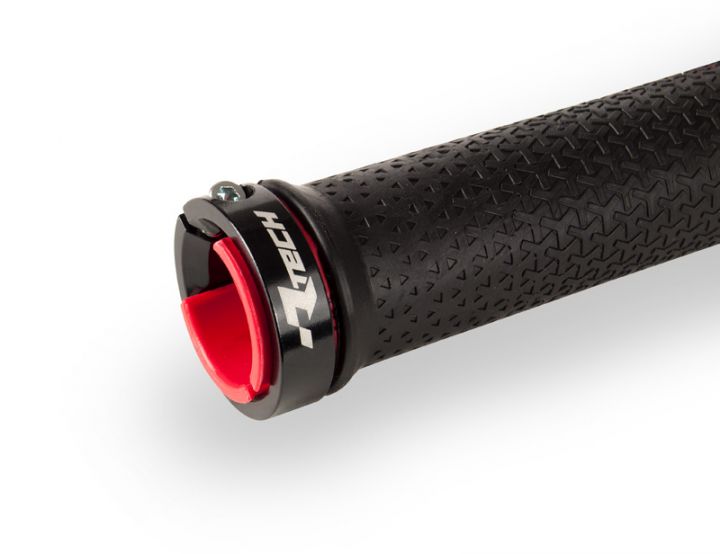 BIKE BICYCLE LOCK ON GRIPS - BLACK - RTECH B-MPRBIKENR20