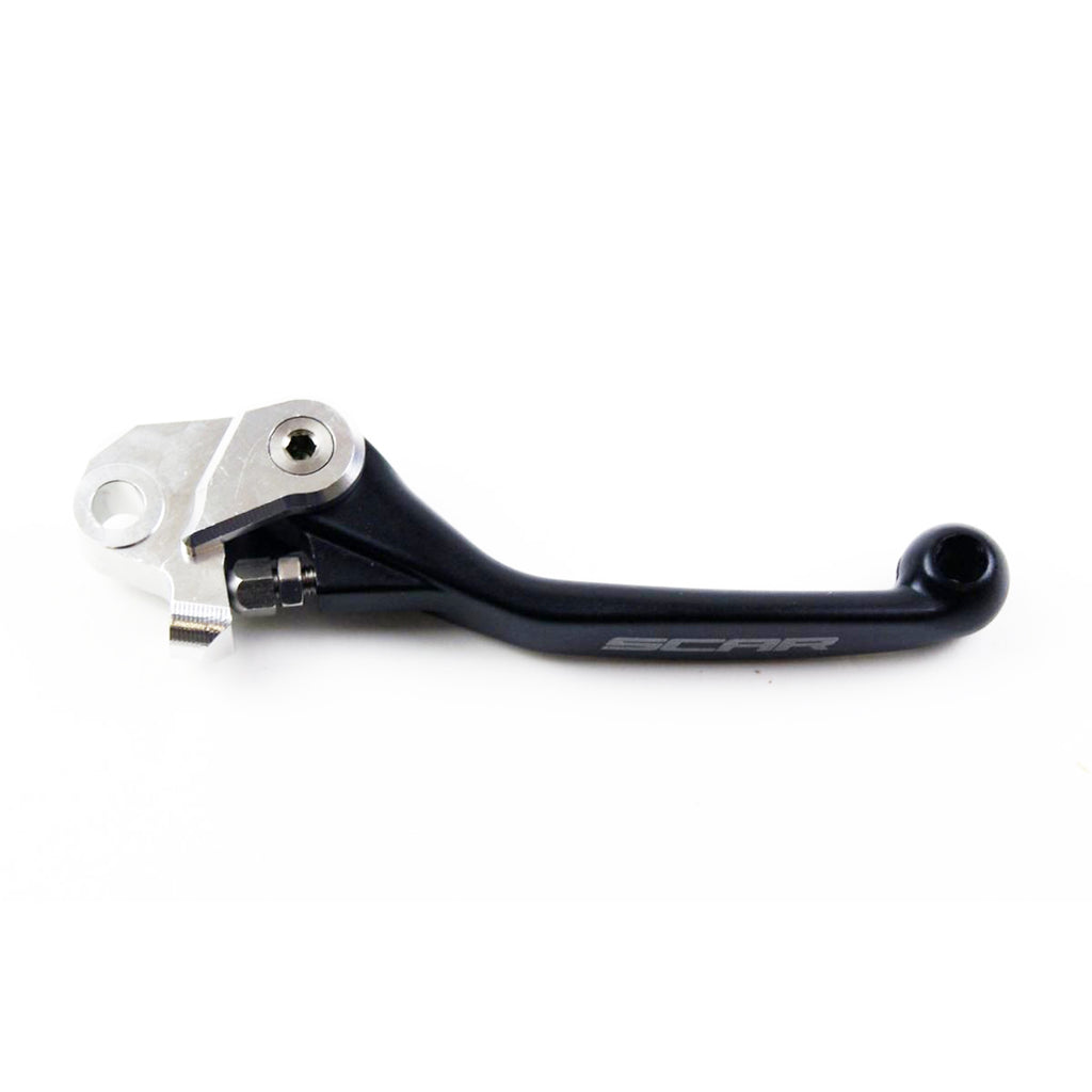 BRAKE FLEX LEVER BLACK 07-26 KAWASAKI YAMAHA KX YZ WR 125 250 450 F X PIVOT ADJUSTABLE SCAR PBL101