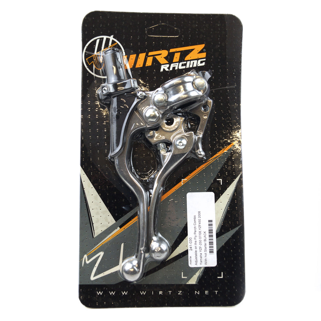 LEVER COMBO SET GRIP BLK 4-STK, WIRTZ 241-030 PRO PERCH BLACK