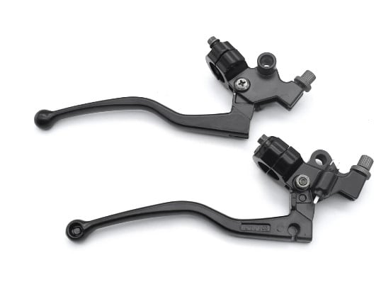 CLUTCH & BRAKE LEVER 22mm WITH M10 MIRROR MOUNT