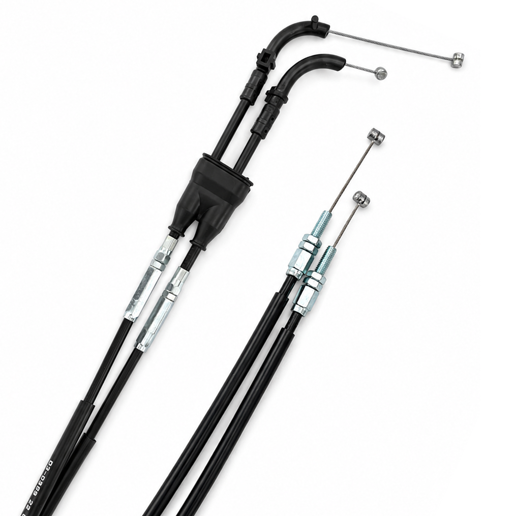 THROTTLE CABLE SET/2 2011-2013 KAWASAKI KL650E MOTION PRO 03-0385 54012-0184