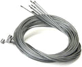 10PC 1.5mm WIRE 1700mm LONG CABLE WITH 7mm BARRAL NIPPLE UNIVERSAL