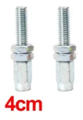 2pcs Adjustment M6 Universal Levers Throttle Clutch Brake Cable Adjuster Screw Motorcycle Cable Wire 40mm long