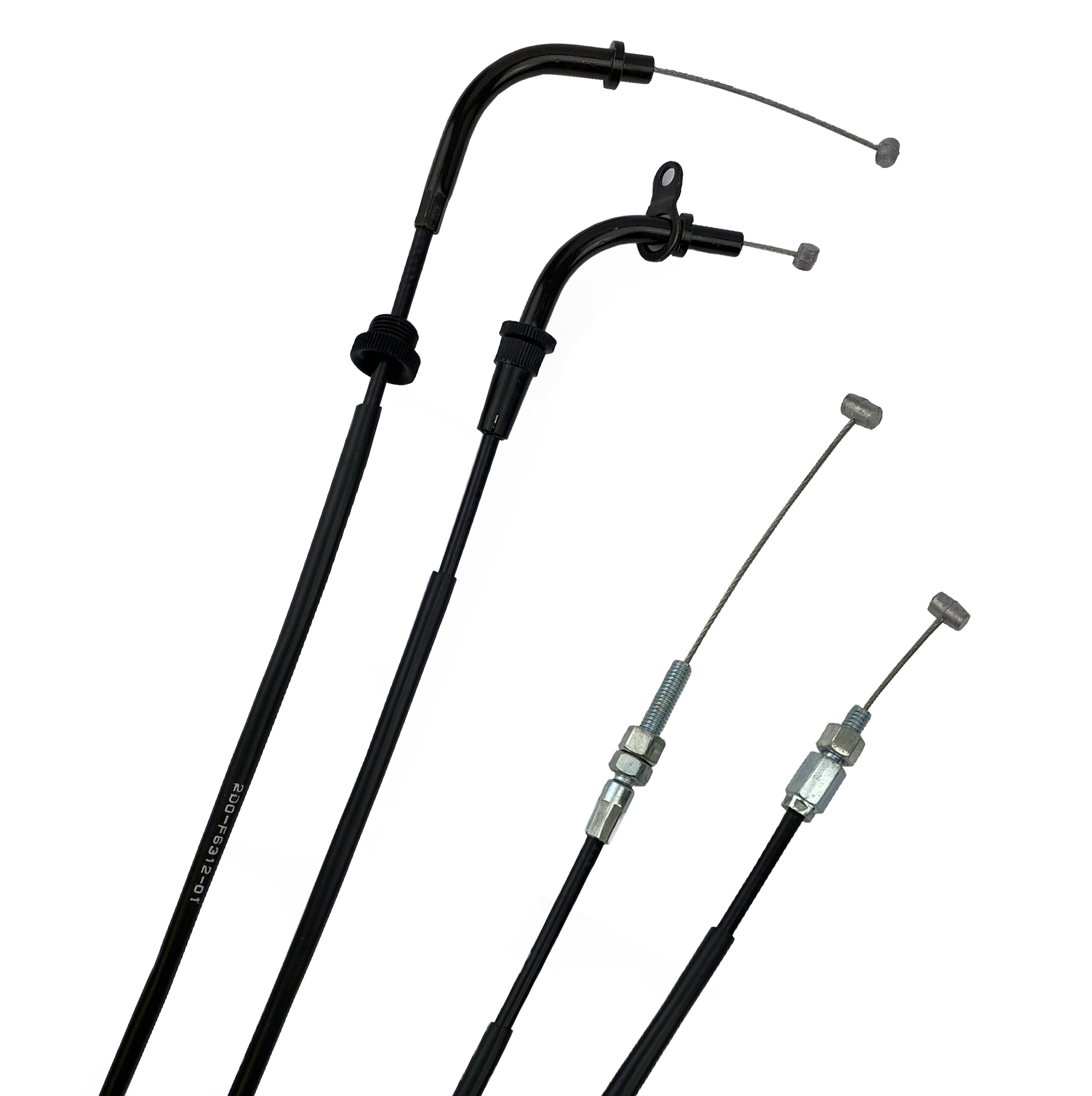 THROTTLE CABLE 07-16 YAMAHA YBR ED YB SPD CUSTOM 125 250 TWIN PUSH PULL 2 CABLES
