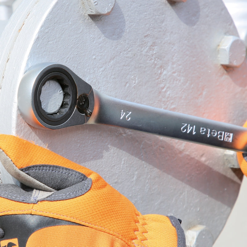 Reversible Ratcheting Combination Spanner Wrench 8mm - Beta Tools 142 8
