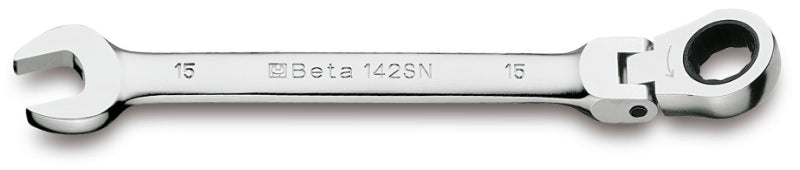 Swivel End Ratcheting Combination Spanner Wrench 8mm - Beta Tools 142SN 8