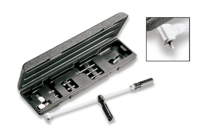 Angular Screwdriver 90 Long Series with Blades in Case - Beta Tools 1439K7